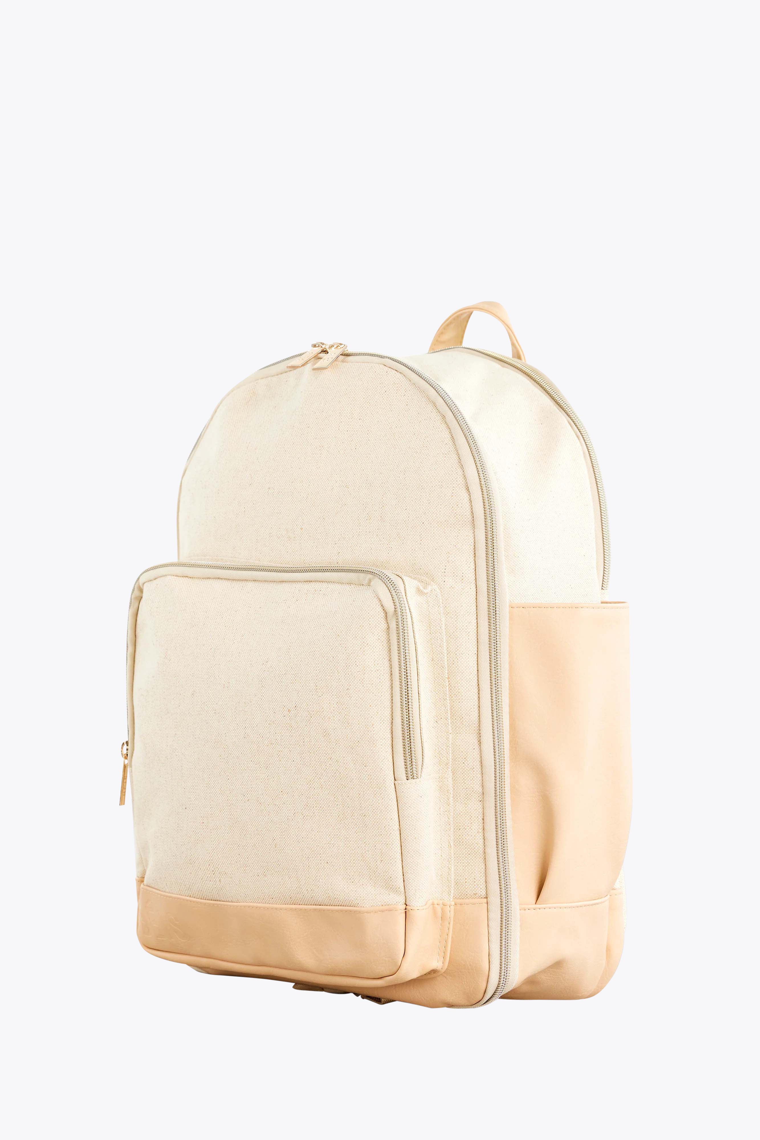 The Backpack in Beige