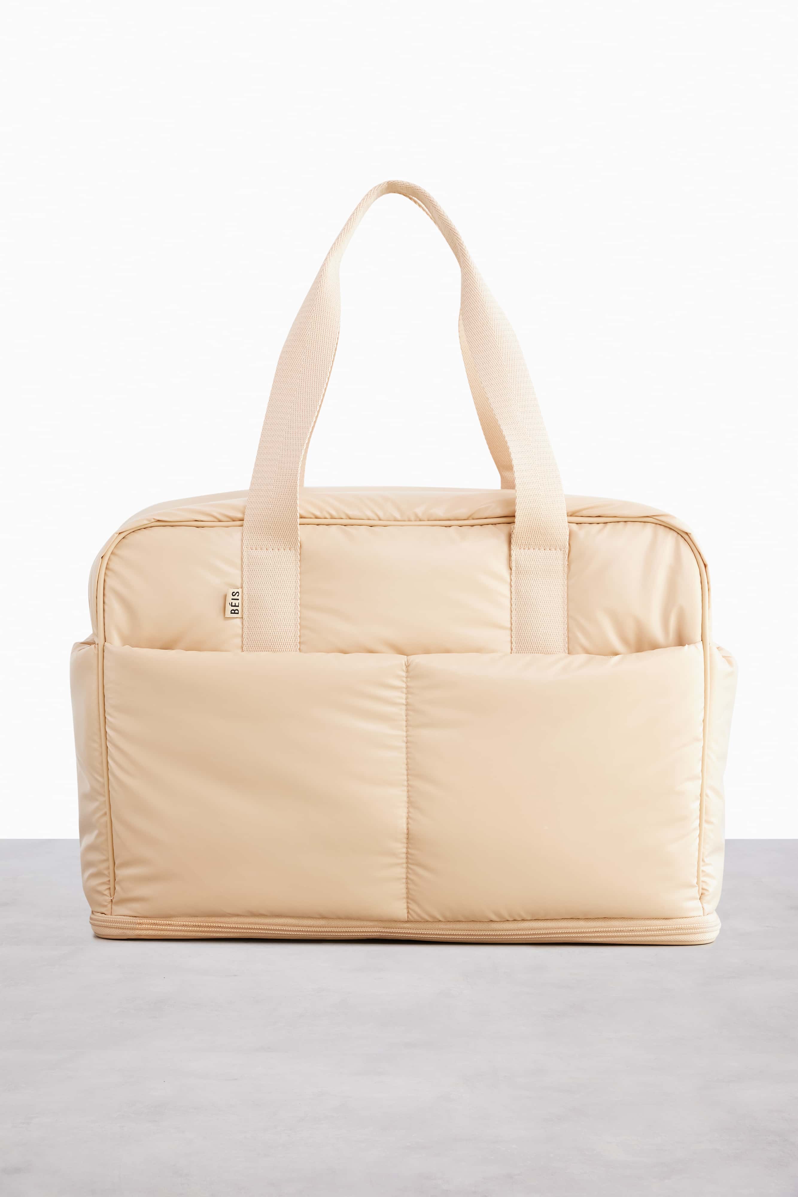 The Expandable Duffle in Beige