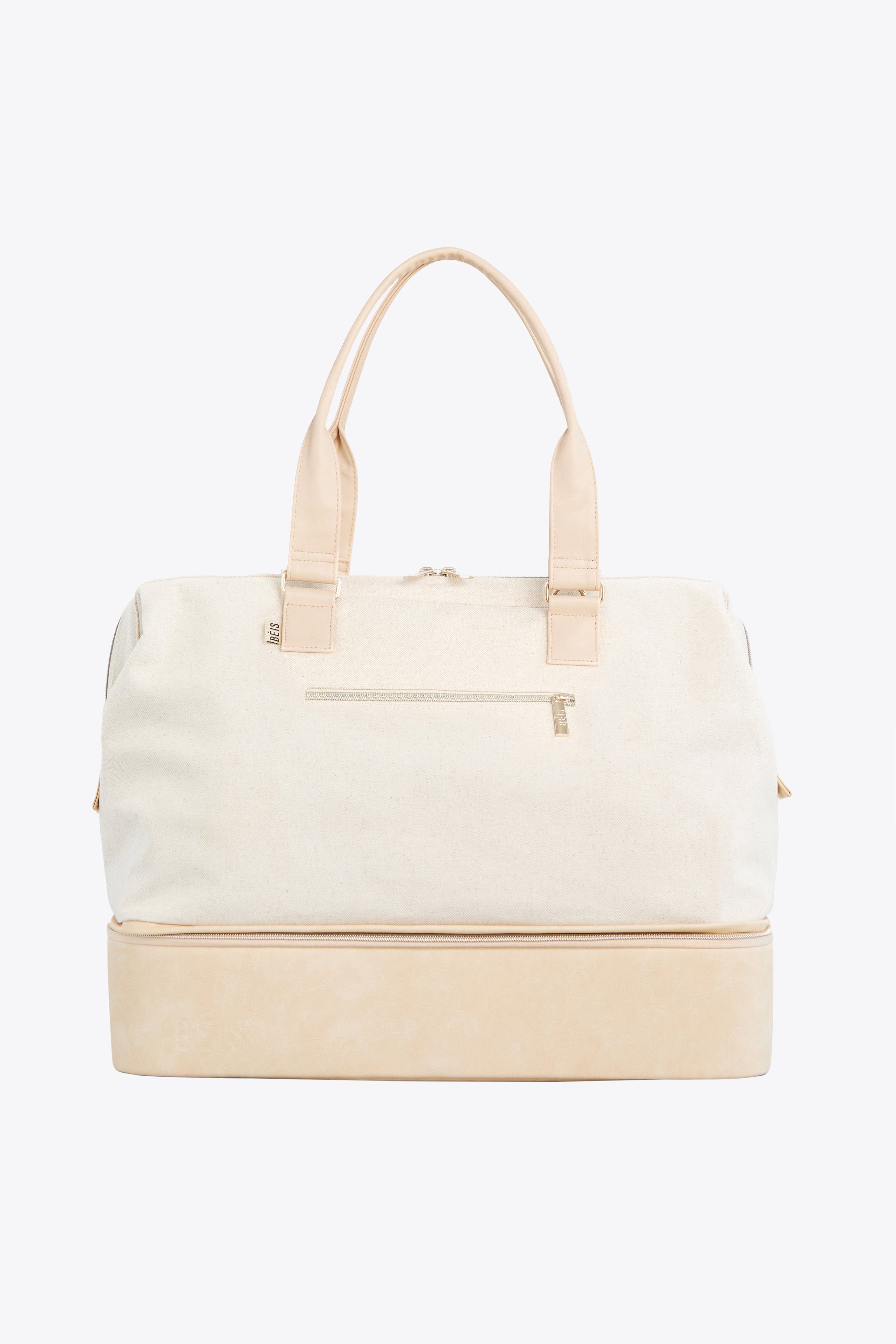 The Convertible Weekender in Beige