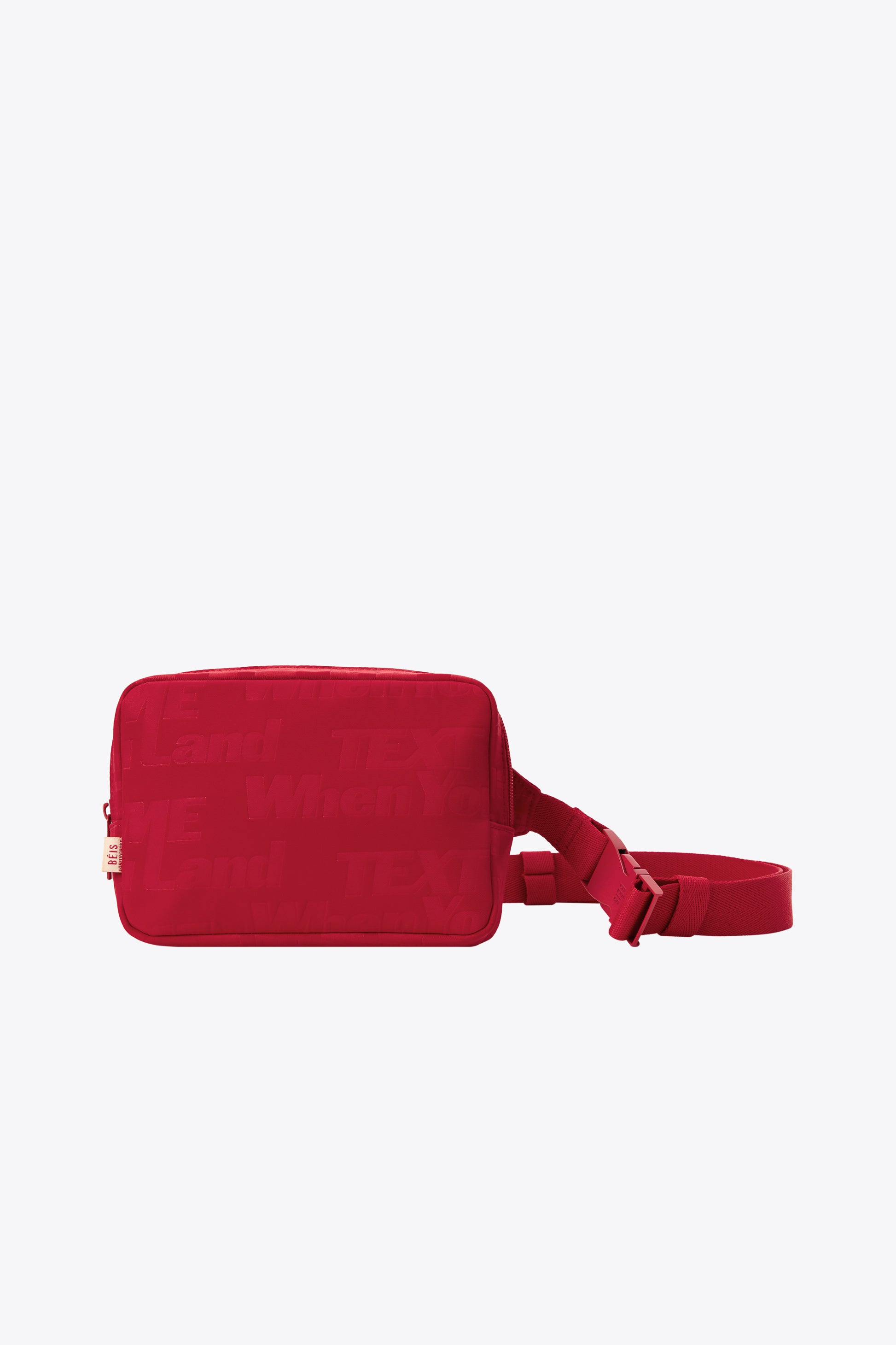 The Belt Bag in Text Me Red