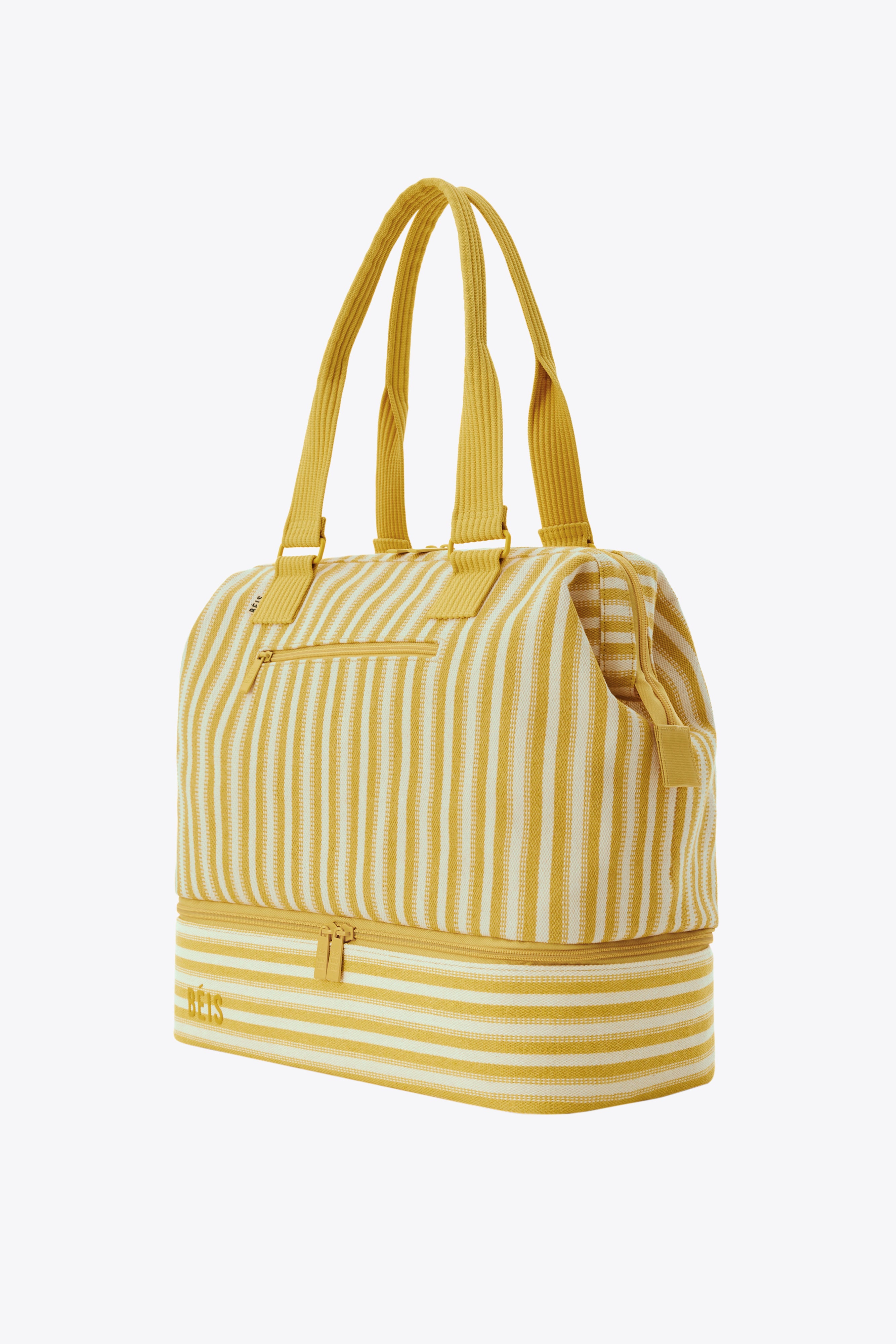 The Mini Weekender in Honey Stripe