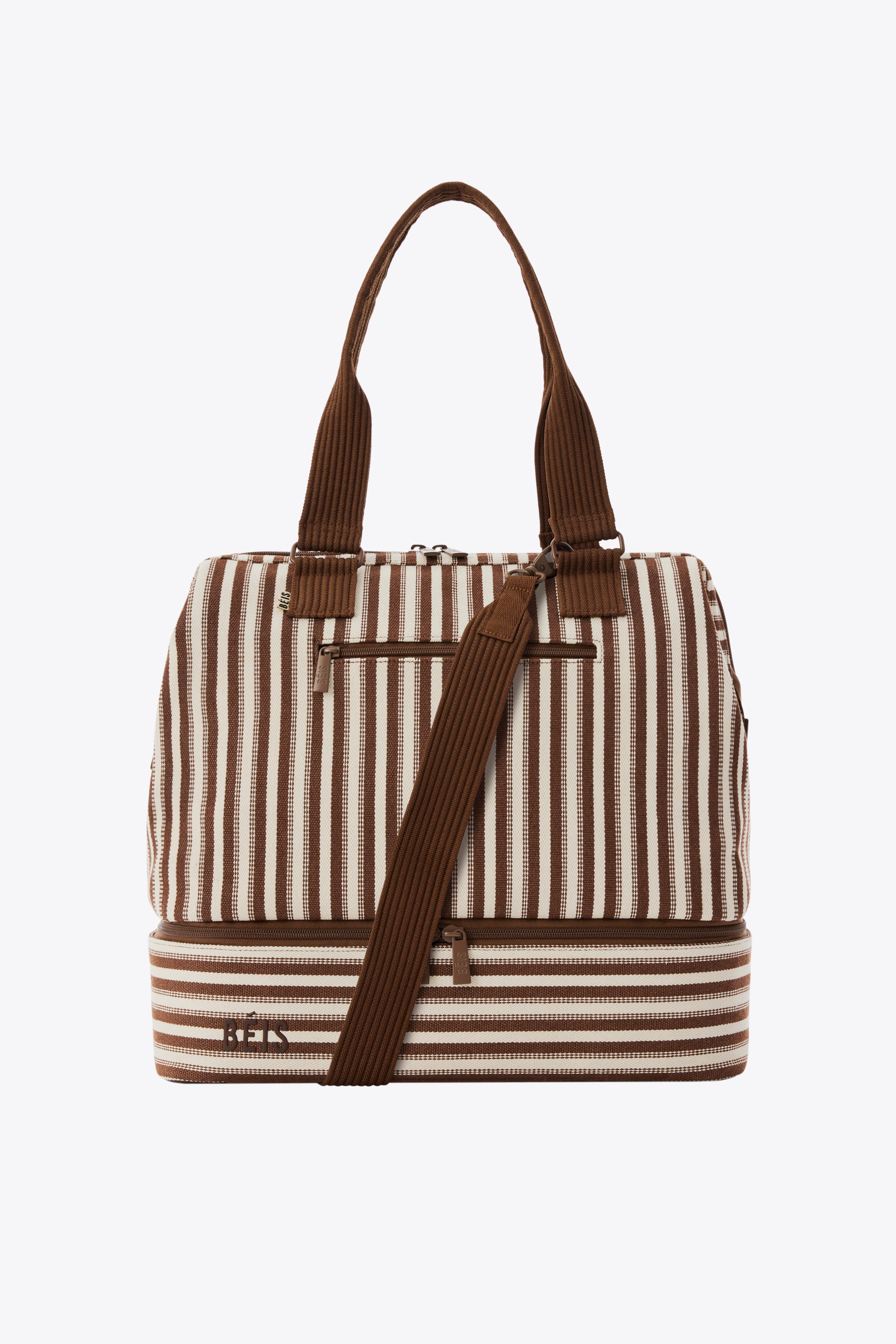 The Mini Weekender in Maple Stripe