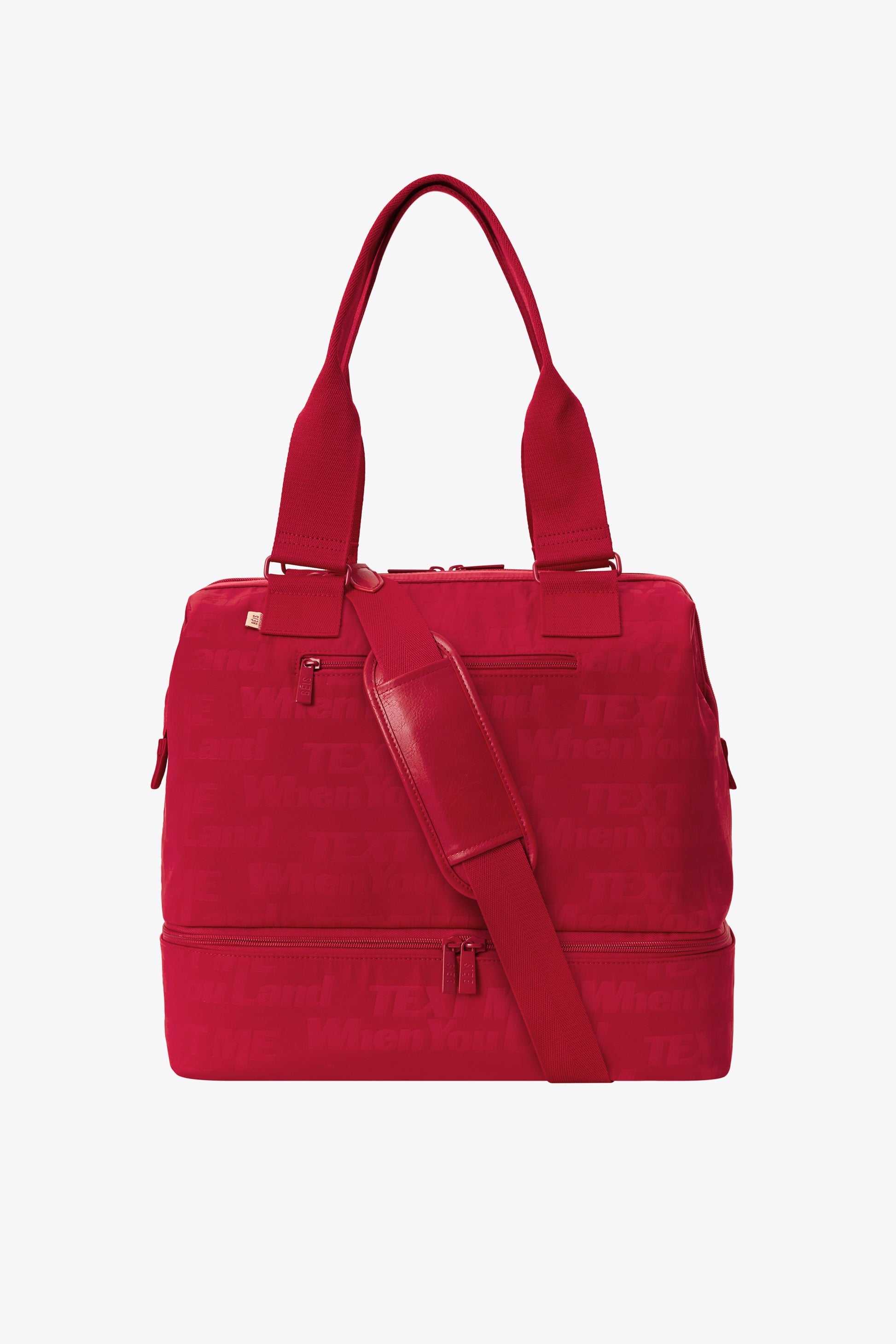 Resale The Mini Weekender in Text Me Red