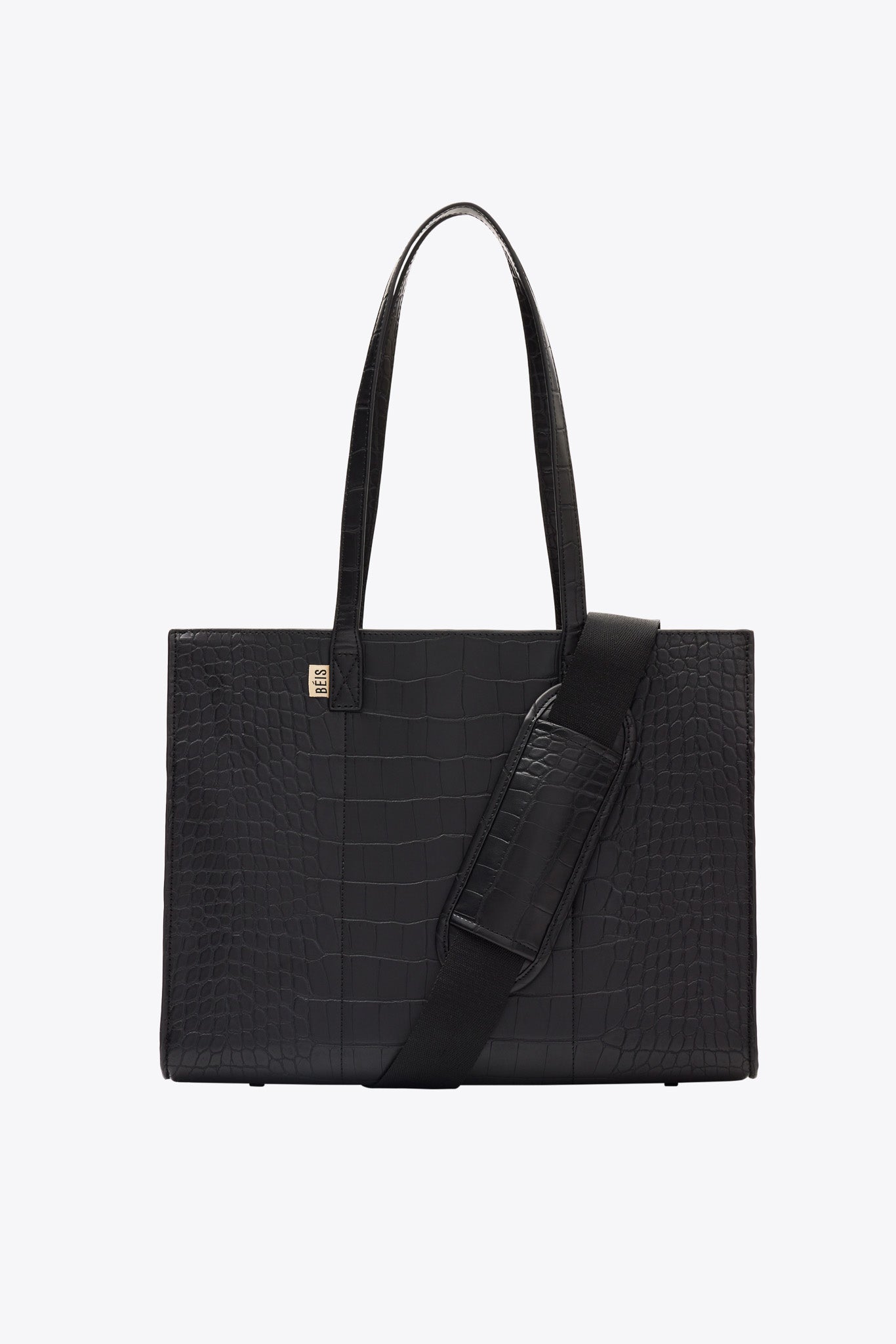 Resale The Work Tote in Black Croc