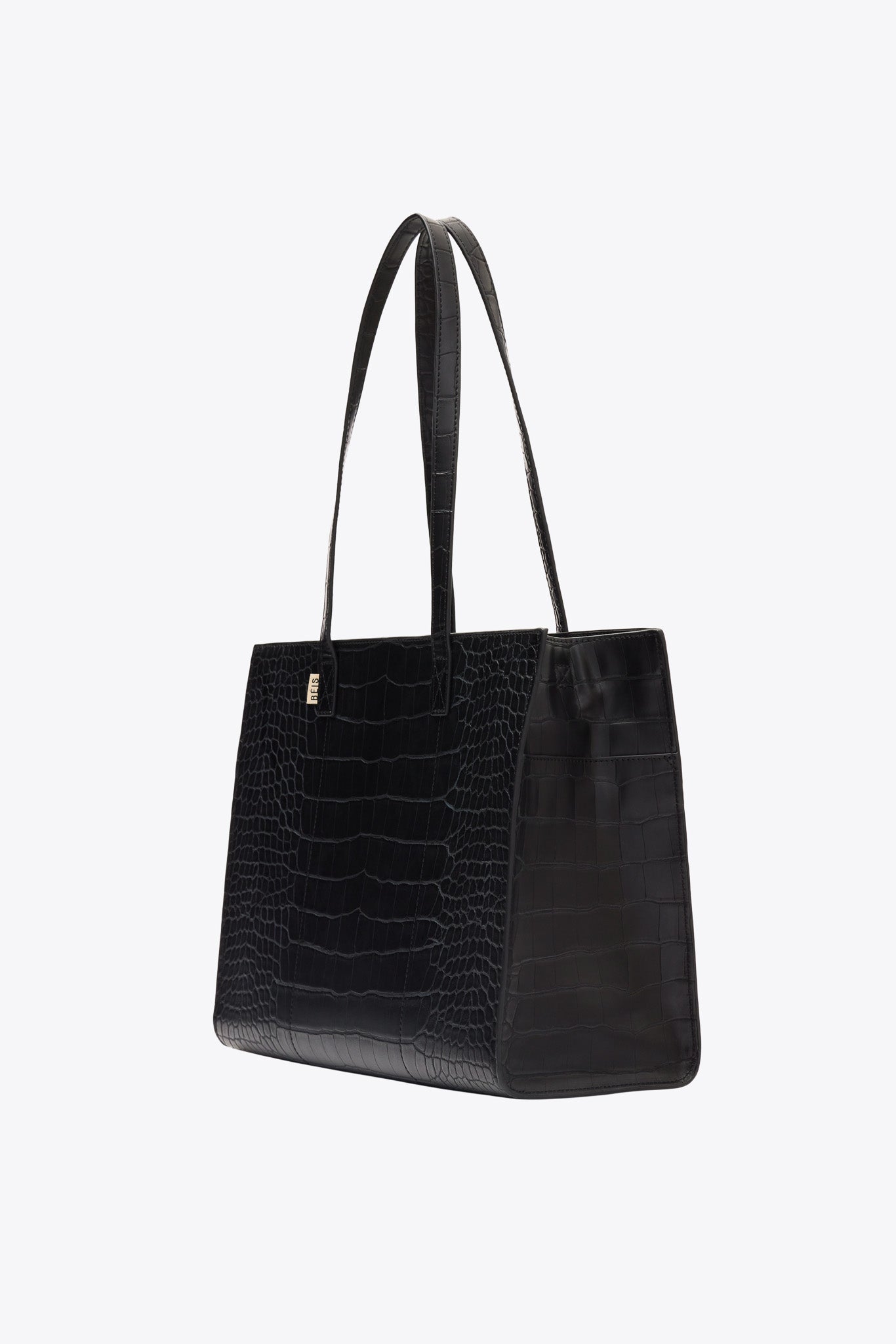 Resale The Work Tote in Black Croc